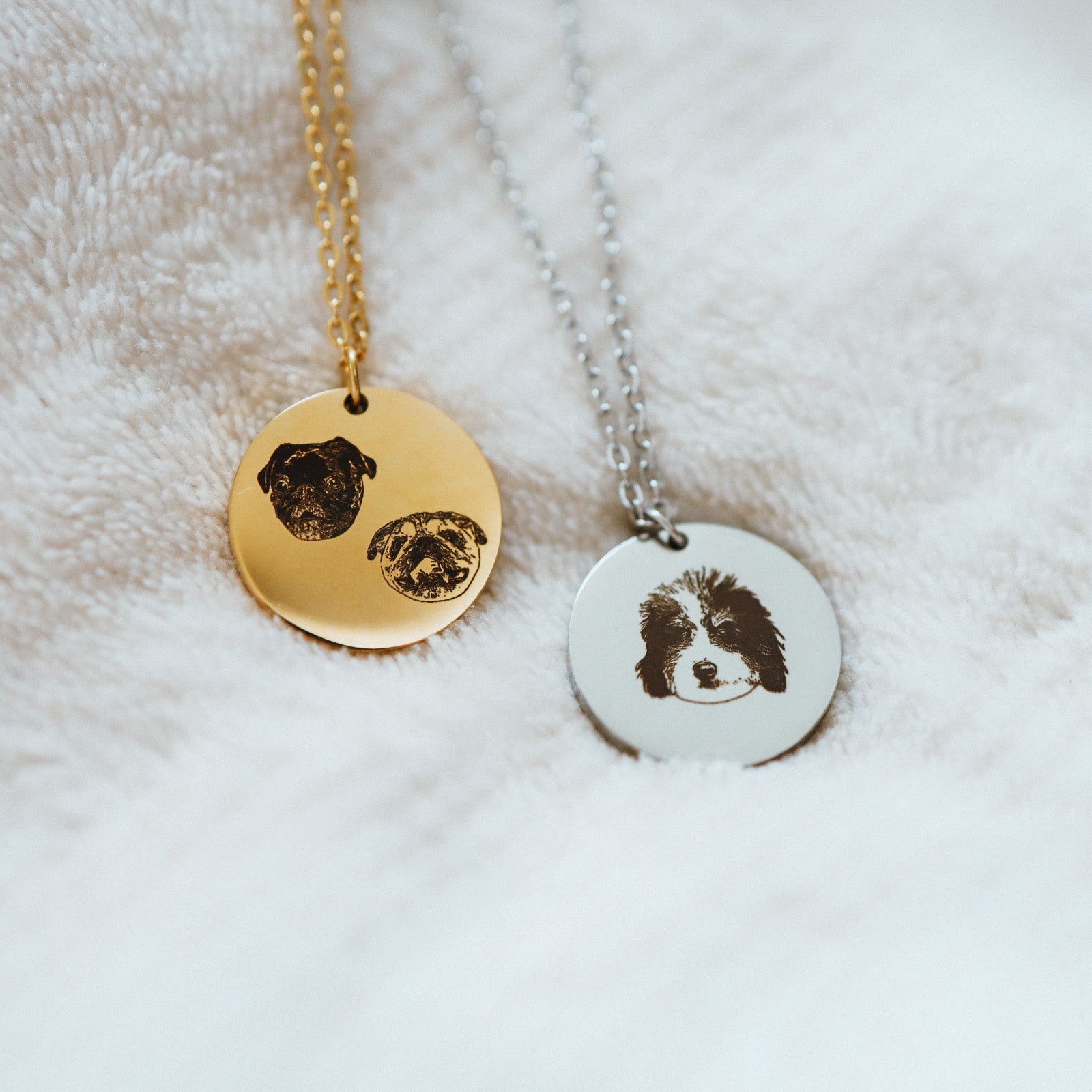 Personalized Pet Jewelry for Dog Mom Pet Portrait Custom Dog Portrait Necklace  Engraved Portrait From Photo Pet Memorial Jewelry - Etsy