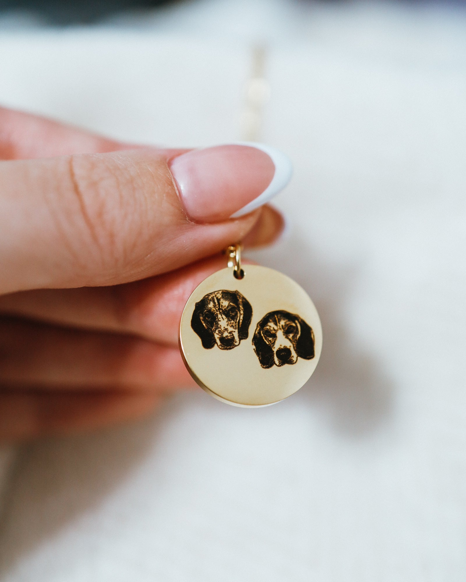 Big Custom Pet Necklace 20mm