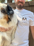 Load image into Gallery viewer, "I love my dog" Pocket T-Shirt UNISEX
