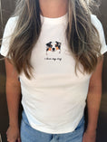 Load image into Gallery viewer, "I love my dog" Fitted T-Shirt
