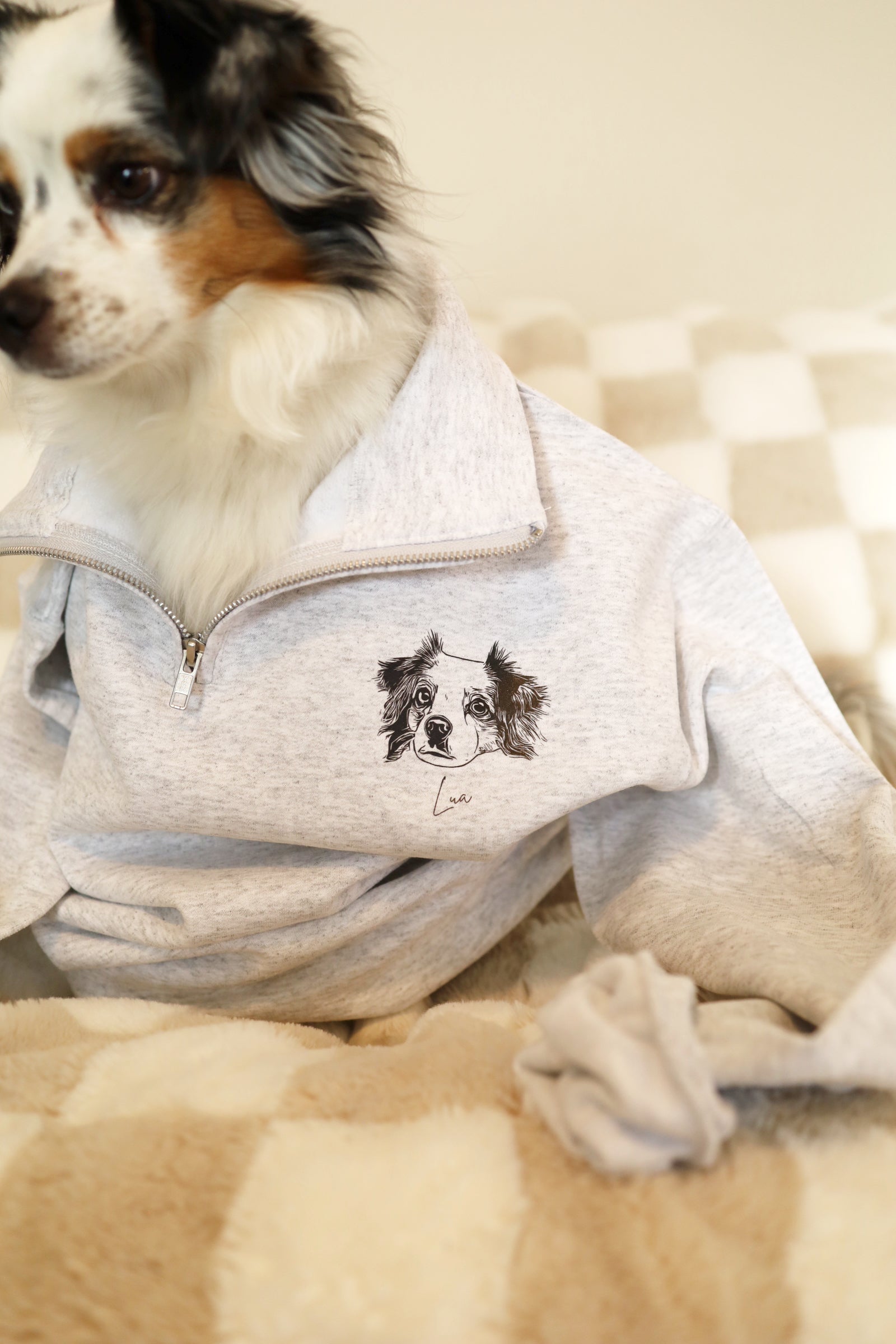 Custom Pet Quarter Zip